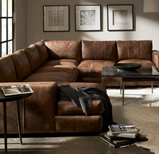 Nfm sale leather sectional