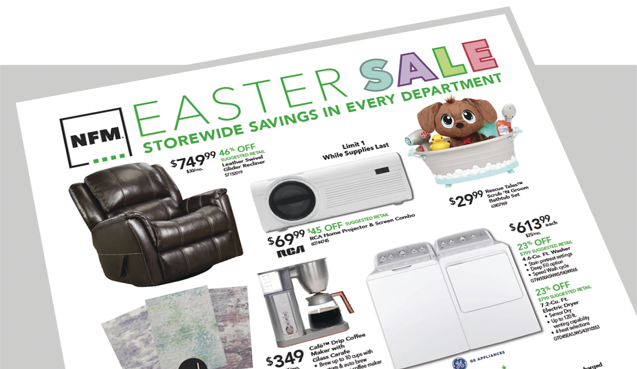 Your weekly ad has arrived Nebraska Furniture Mart